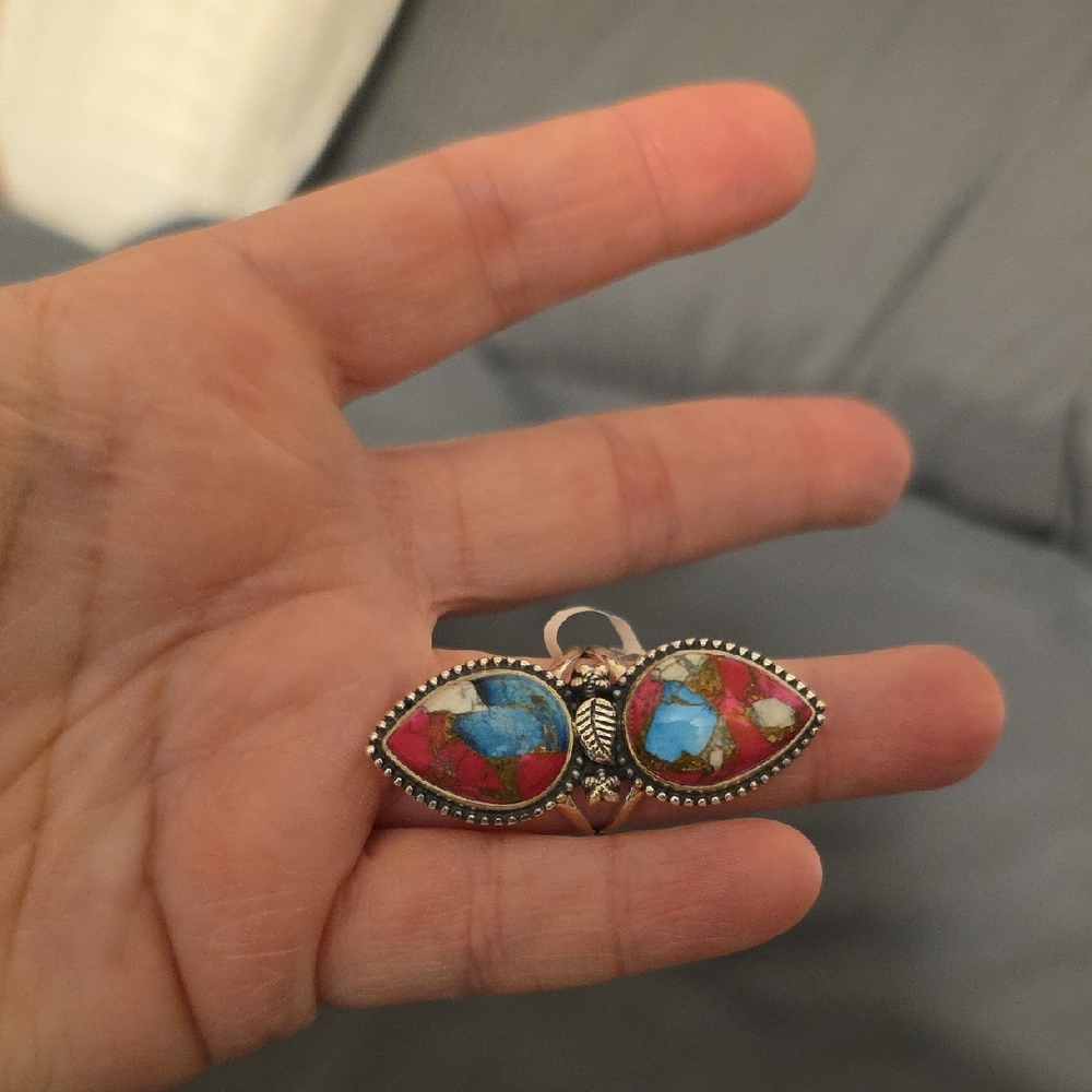 Cotton Candy Turquoise Ring